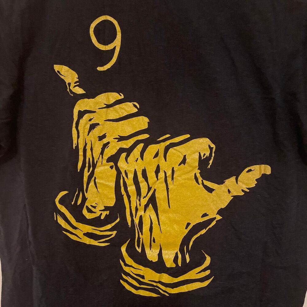 Runaway-the-label Men's Black and Navy T-shirt